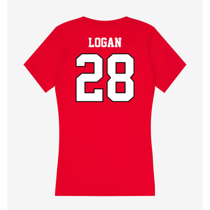 Youngstown State - NCAA Football : Marcus Logan - Classic Shersey Women's V-Neck T-Shirt-1