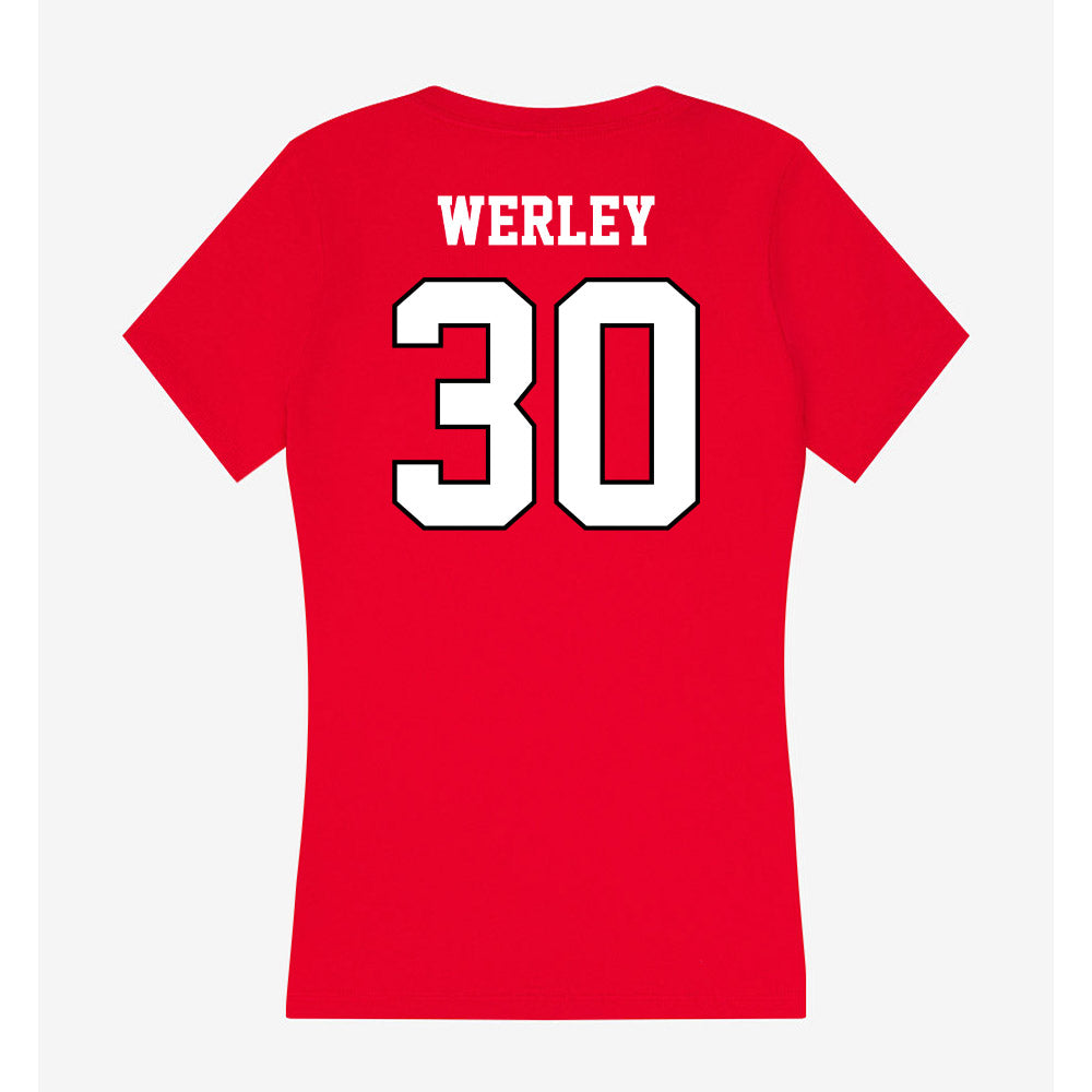 Youngstown State - NCAA Softball : Tatum Werley - Classic Shersey Women's V-Neck T-Shirt-1