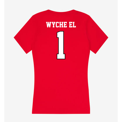 Youngstown State - NCAA Football : Lynn Wyche El - Classic Shersey Women's V-Neck T-Shirt-1