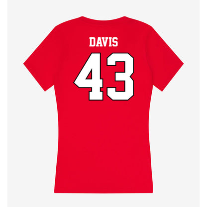Youngstown State - NCAA Baseball : Braedon Davis - Classic Shersey Women's V-Neck T-Shirt-1