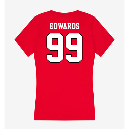 Youngstown State - NCAA Women's Lacrosse : Alyssa Edwards - Classic Shersey Women's V-Neck T-Shirt-1