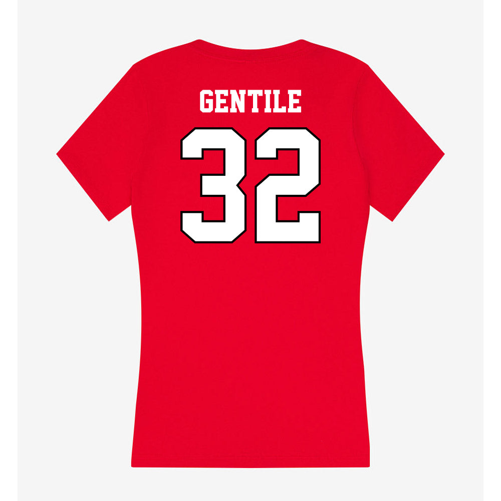 Youngstown State - NCAA Football : Dante Gentile - Classic Shersey Women's V-Neck T-Shirt-1