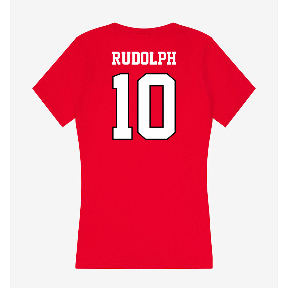 Youngstown State - NCAA Football : Jordan Rudolph - Classic Shersey Women's V-Neck T-Shirt-1