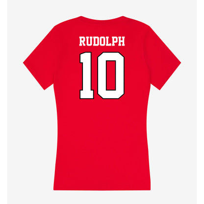 Youngstown State - NCAA Football : Jordan Rudolph - Classic Shersey Women's V-Neck T-Shirt-1