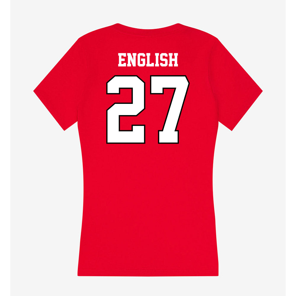 Youngstown State - NCAA Baseball : Aidan English - Classic Shersey Women's V-Neck T-Shirt-1
