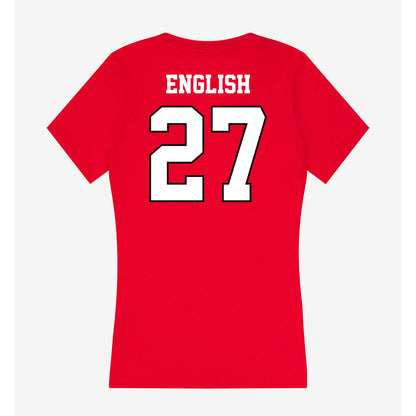 Youngstown State - NCAA Baseball : Aidan English - Classic Shersey Women's V-Neck T-Shirt-1