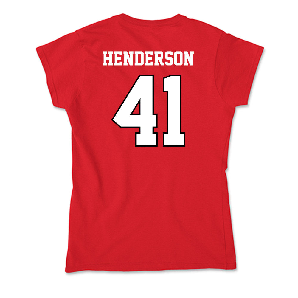 Youngstown State - NCAA Baseball : Mark Henderson - Classic Shersey Soft Style Women’s T-Shirt-1