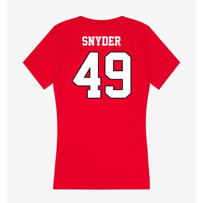 Youngstown State - NCAA Football : AJ Snyder - Classic Shersey Women's V-Neck T-Shirt-1