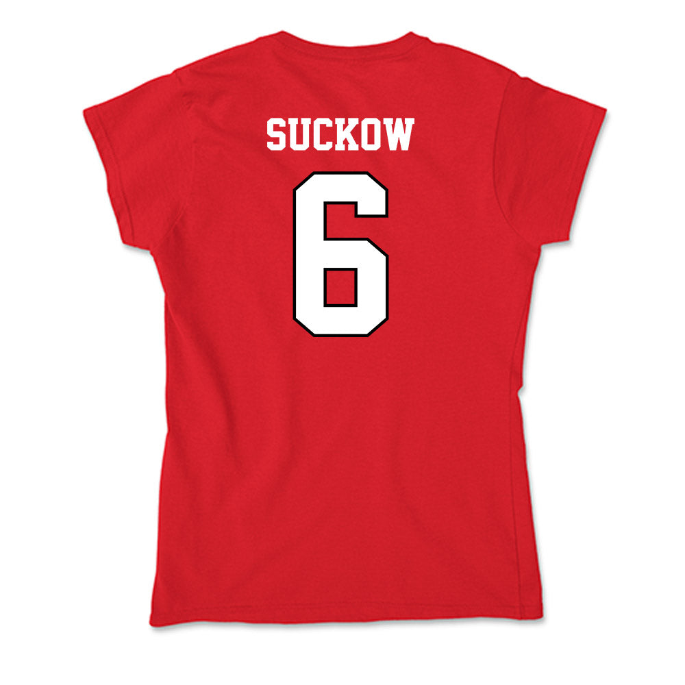 Youngstown State - NCAA Women's Soccer : Emerson Suckow - Classic Shersey Soft Style Women’s T-Shirt-1