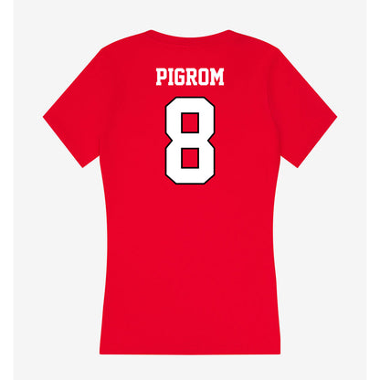 Youngstown State - NCAA Women's Lacrosse : Skylar Pigrom - Classic Shersey Women's V-Neck T-Shirt-1