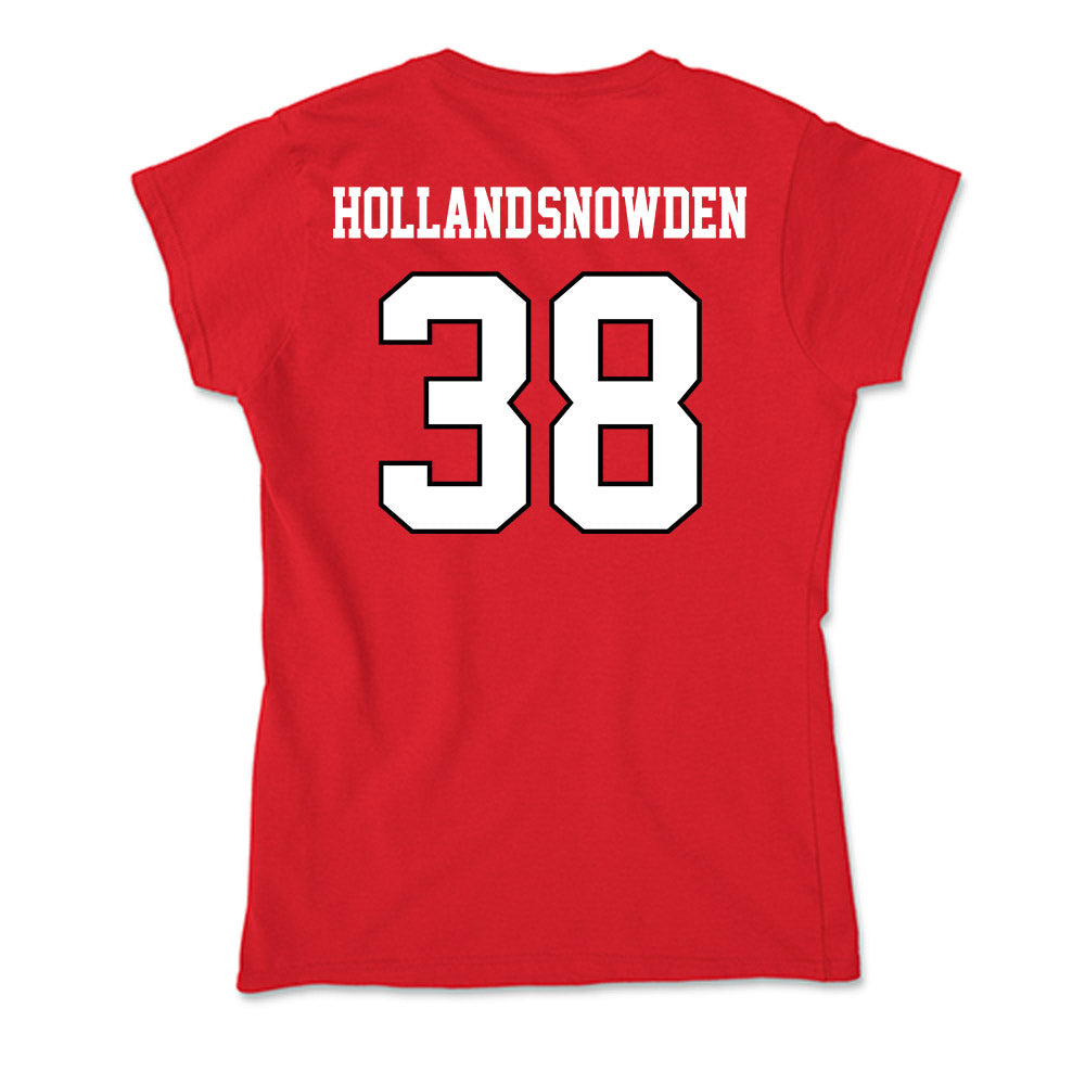 Youngstown State - NCAA Football : Bryant Holland-Snowden - Classic Shersey Soft Style Women’s T-Shirt-1