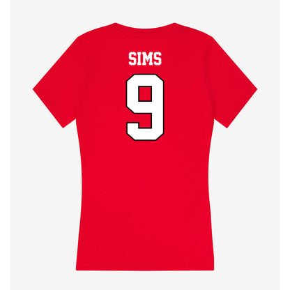 Youngstown State - NCAA Baseball : Kyan Sims - Classic Shersey Women's V-Neck T-Shirt-1