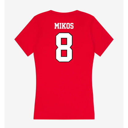 Youngstown State - NCAA Baseball : Brandon Mikos - Classic Shersey Women's V-Neck T-Shirt-1