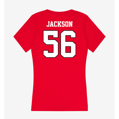 Youngstown State - NCAA Football : Naim Jackson - Classic Shersey Women's V-Neck T-Shirt-1
