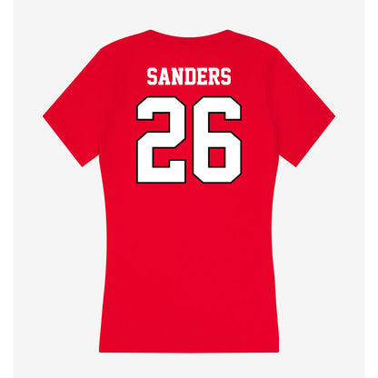 Youngstown State - NCAA Football : Jeremiah Sanders - Classic Shersey Women's V-Neck T-Shirt-1