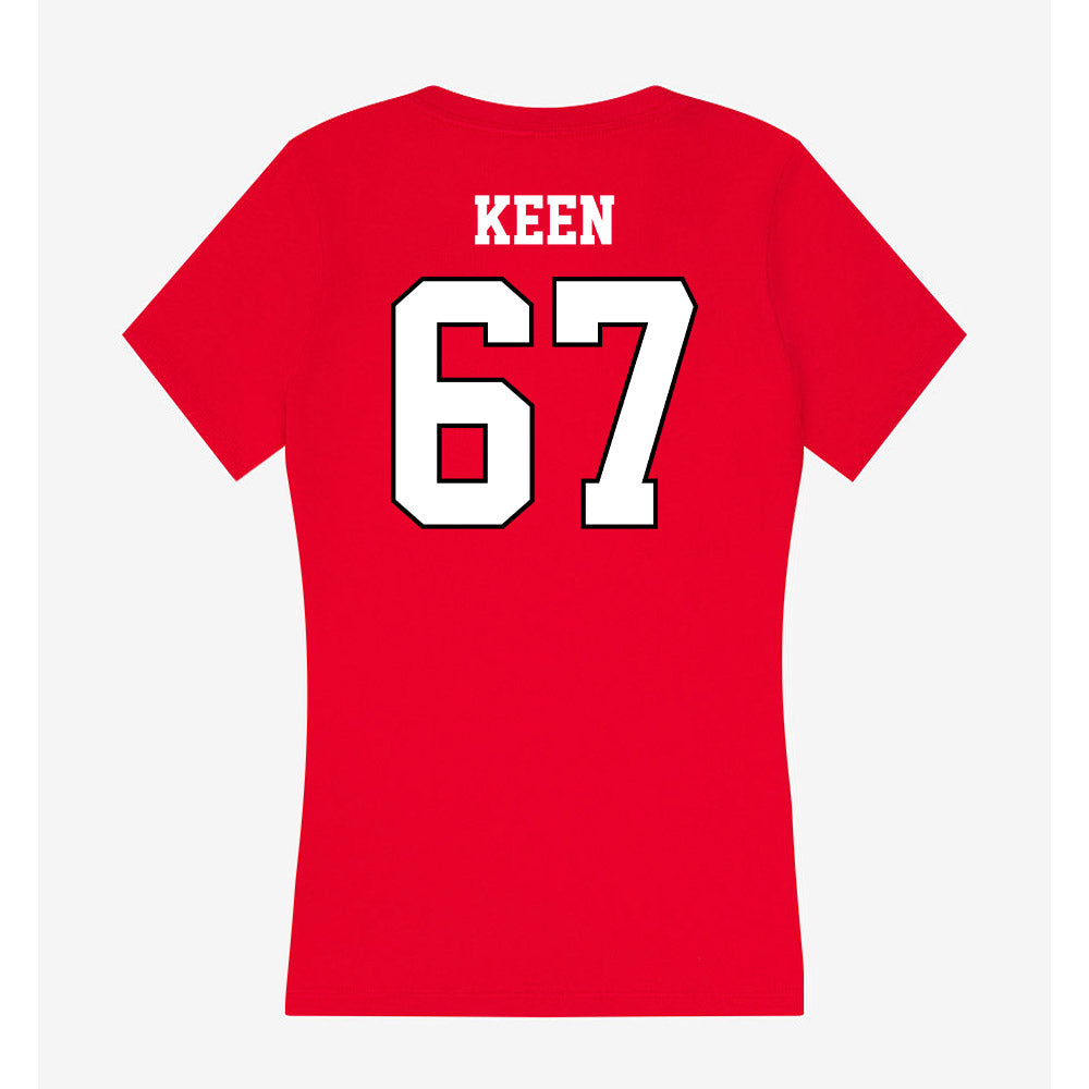 Youngstown State - NCAA Football : Van Keen - Classic Shersey Women's V-Neck T-Shirt-1