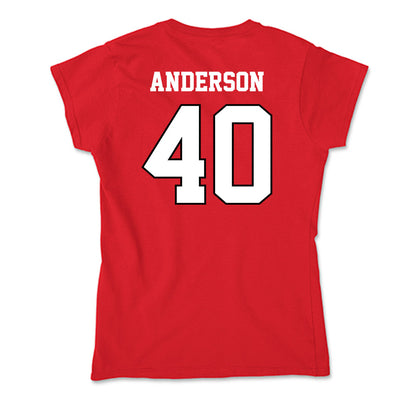 Youngstown State - NCAA Baseball : Brandin Anderson - Classic Shersey Soft Style Women’s T-Shirt-1