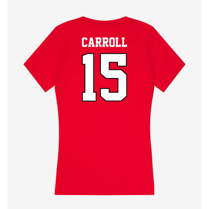 Youngstown State - NCAA Men's Basketball : Cris Carroll - Classic Shersey Women's V-Neck T-Shirt-1