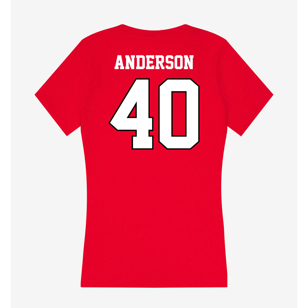 Youngstown State - NCAA Baseball : Brandin Anderson - Classic Shersey Women's V-Neck T-Shirt-1