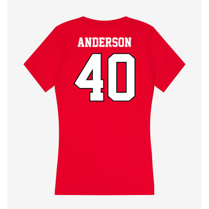 Youngstown State - NCAA Baseball : Brandin Anderson - Classic Shersey Women's V-Neck T-Shirt-1