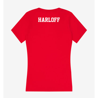 Youngstown State - NCAA Women's Track & Field : Melody Harloff - Classic Shersey Women's V-Neck T-Shirt-1