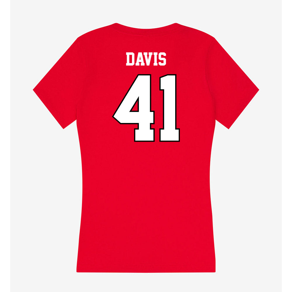 Youngstown State - NCAA Football : Tyris Davis - Classic Shersey Women's V-Neck T-Shirt-1
