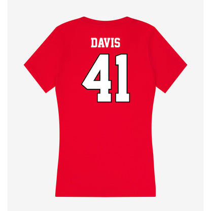 Youngstown State - NCAA Football : Tyris Davis - Classic Shersey Women's V-Neck T-Shirt-1