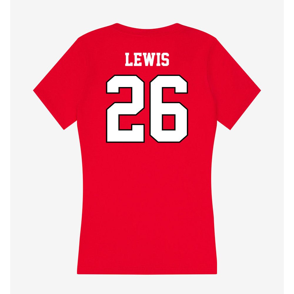 Youngstown State - NCAA Softball : Katelynn Lewis - Classic Shersey Women's V-Neck T-Shirt-1