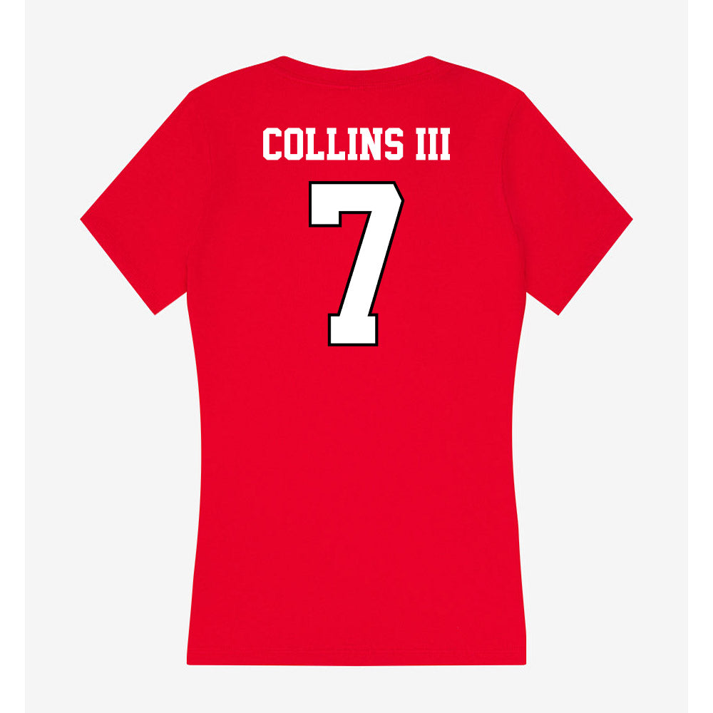 Youngstown State - NCAA Football : Raleigh Collins III - Classic Shersey Women's V-Neck T-Shirt-1