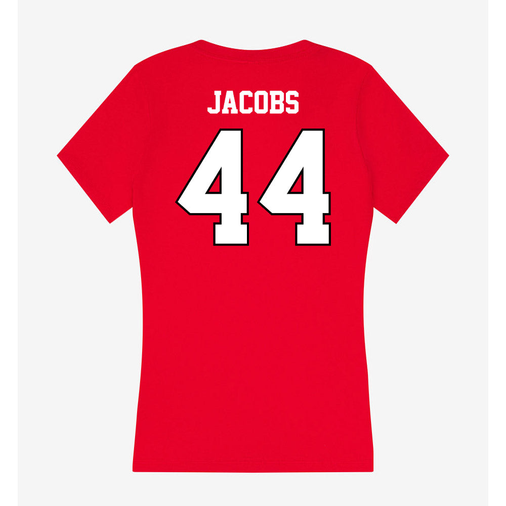 Youngstown State - NCAA Football : Parker Jacobs - Classic Shersey Women's V-Neck T-Shirt-1