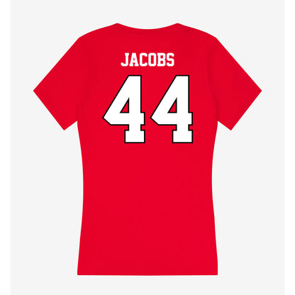 Youngstown State - NCAA Football : Parker Jacobs - Classic Shersey Women's V-Neck T-Shirt-1