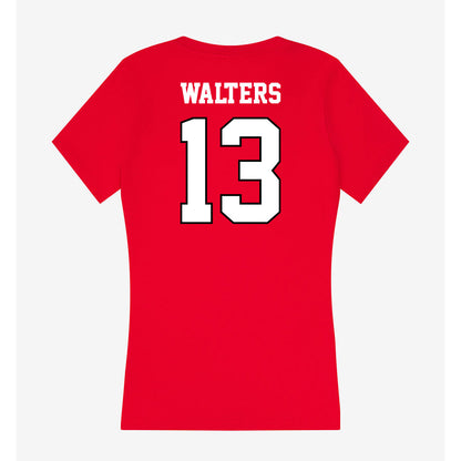 Youngstown State - NCAA Football : Fresh Walters - Classic Shersey Women's V-Neck T-Shirt-1