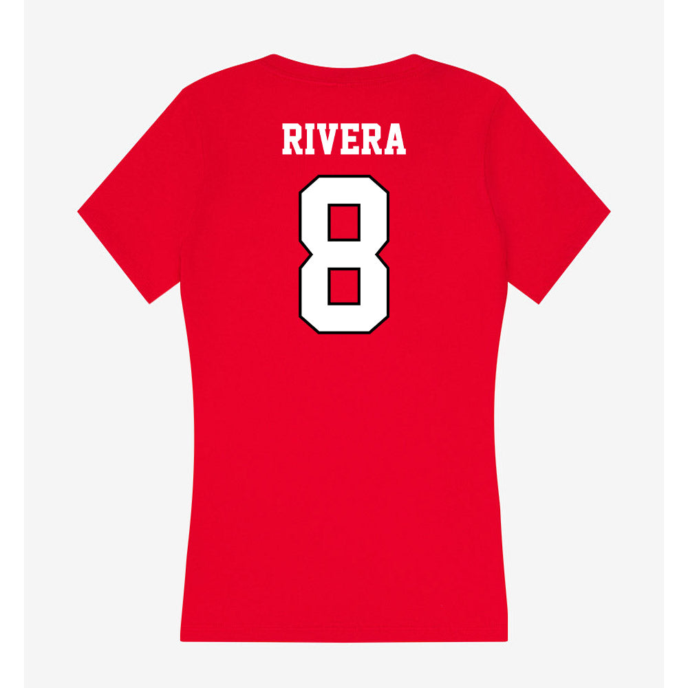 Youngstown State - NCAA Women's Volleyball : Juliana Rivera - Classic Shersey Women's V-Neck T-Shirt-1