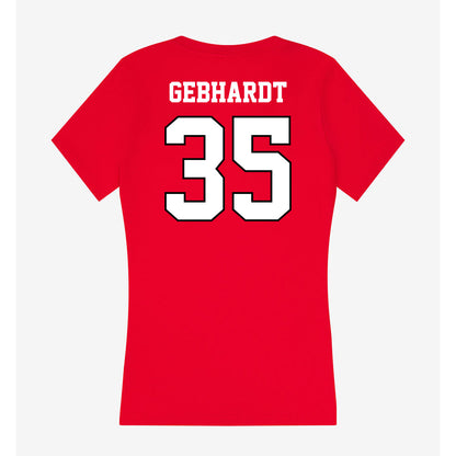 Youngstown State - NCAA Baseball : Braden Gebhardt - Classic Shersey Women's V-Neck T-Shirt-1