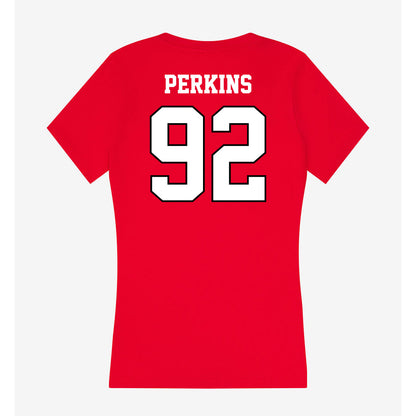Youngstown State - NCAA Football : Devaughn Perkins - Classic Shersey Women's V-Neck T-Shirt-1