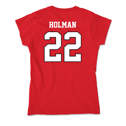 Youngstown State - NCAA Football : Dev Holman - Classic Shersey Soft Style Women’s T-Shirt-1