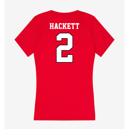 Youngstown State - NCAA Football : Isaiah Hackett - Classic Shersey Women's V-Neck T-Shirt-1