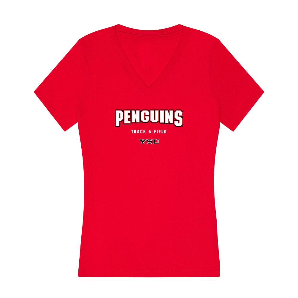 Youngstown State - NCAA Men's Track & Field : Ian Quarles - Classic Shersey Women's V-Neck T-Shirt-0
