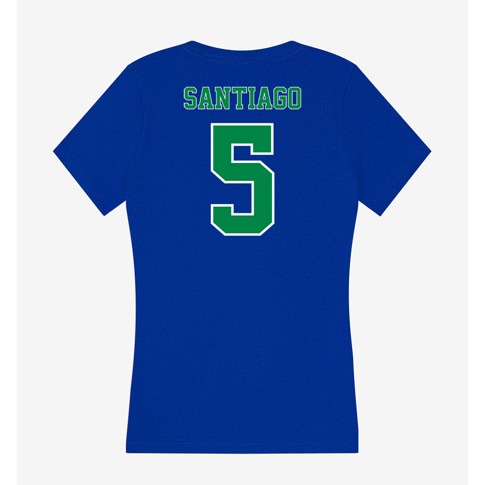 Texas A&M Corpus Christi - NCAA Softball : Kayla Santiago - Women's V-Neck T-Shirt-1