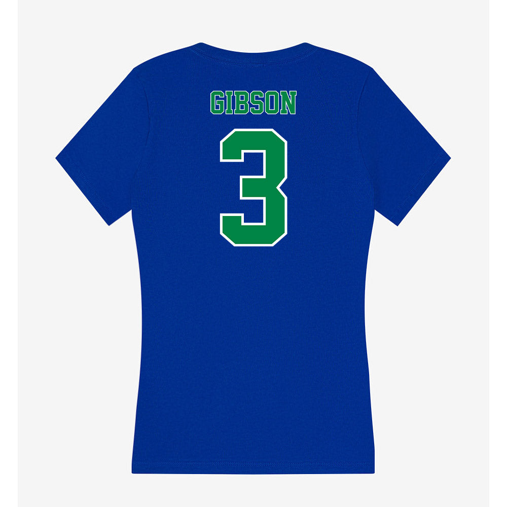 Texas A&M Corpus Christi - NCAA Men's Basketball : Mason Gibson - Women's V-Neck T-Shirt-1