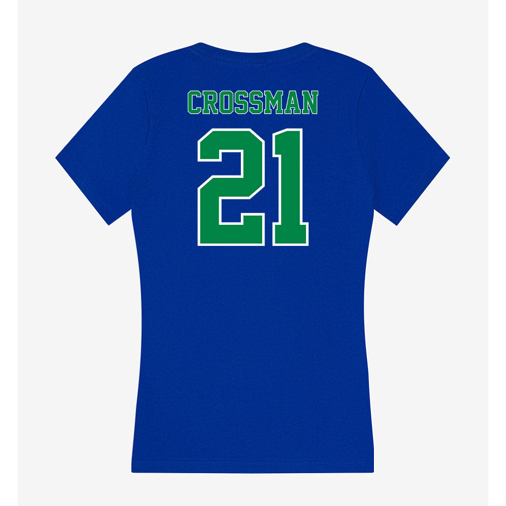 Texas A&M Corpus Christi - NCAA Softball : Katelyn Crossman - Women's V-Neck T-Shirt-1