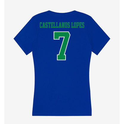 Texas A&M Corpus Christi - NCAA Women's Soccer : Isabella Castellanos Lopes - Women's V-Neck T-Shirt-1