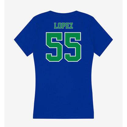 Texas A&M Corpus Christi - NCAA Softball : Karisa Lopez - Women's V-Neck T-Shirt-1