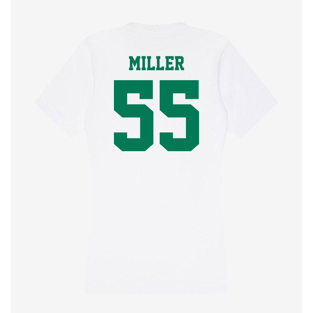 Norfolk State - NCAA Football : Tyson Miller - Women's V-Neck T-Shirt-1