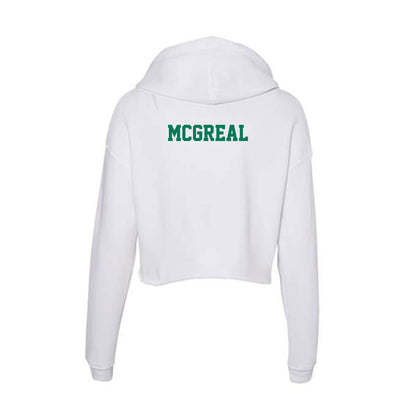 Norfolk State - NCAA Men's Track & Field : Xavier Mcgreal - Women's Crop Fleece Hoodie-1