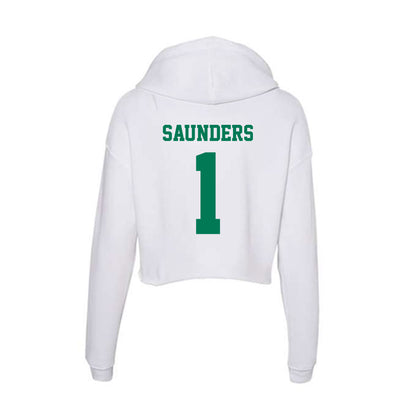 Norfolk State - NCAA Football : Jordan Saunders - Women's Crop Fleece Hoodie-1