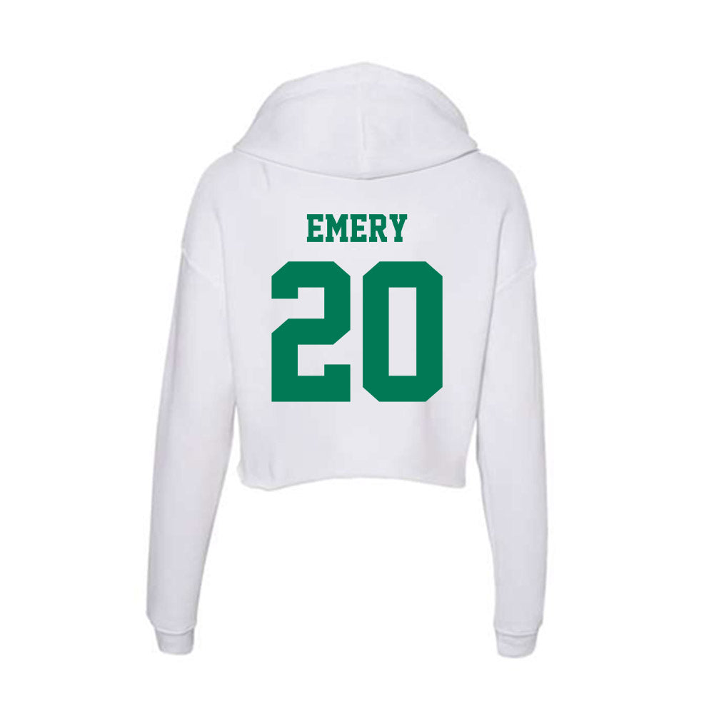 Norfolk State - NCAA Football : Iziah Emery - Women's Crop Fleece Hoodie-1
