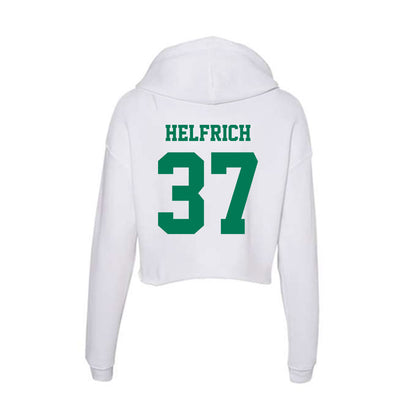 Norfolk State - NCAA Football : Evan Helfrich - Women's Crop Fleece Hooded Sweatshirt-1