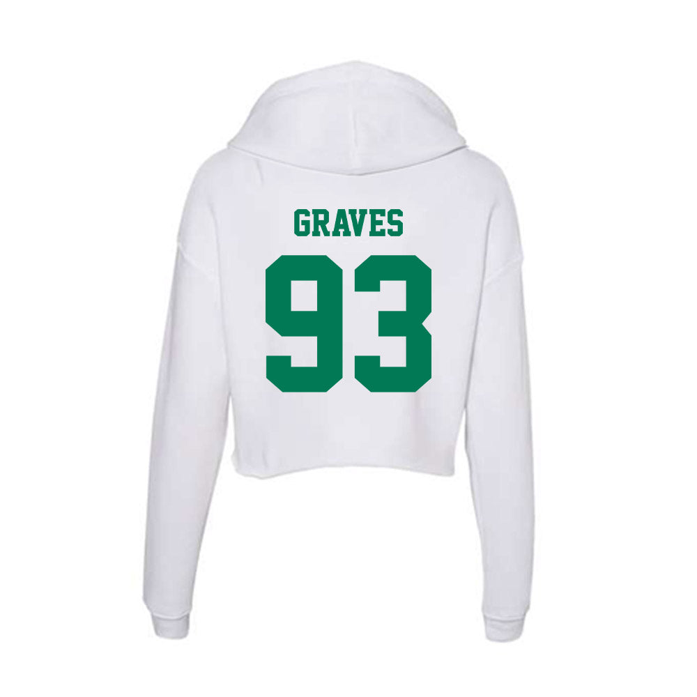 Norfolk State - NCAA Football : Jaylen Graves - Women's Crop Fleece Hoodie-1