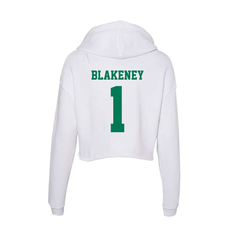 Norfolk State - NCAA Baseball : Ethan Blakeney - Women's Crop Fleece Hoodie-1